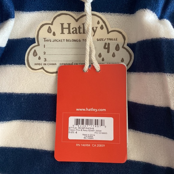 hatley Girls Pink Hooded Raincoat - Picture 5 of 8